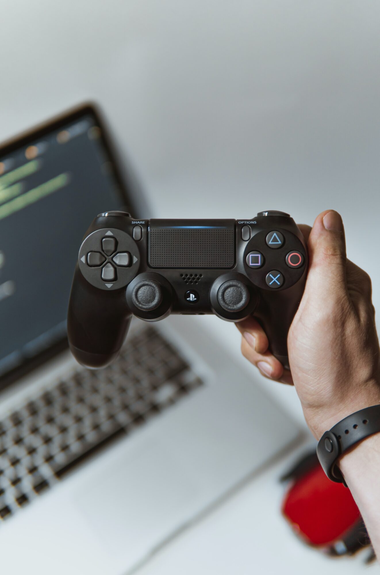 Ps4 Kontroll Blinkar Vitt